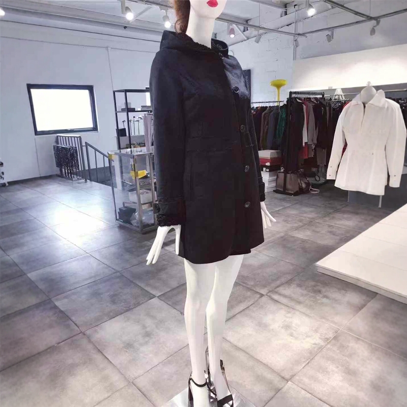 XS-S穿 YES ZEE BY ESSENZA 时尚麂皮绒外套  766