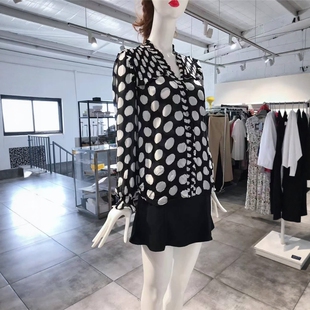 VON FURSTENBERG 欧式 丝衫 DIANE 波点洋装 620 M穿