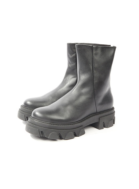 40码 ST0EVE MA0DDEN 黑色油润牛皮短靴 699