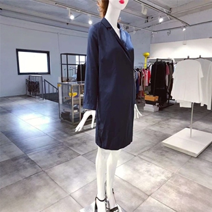 INK IRIS 干练又知性 深蓝色洋装 820 连衣裙 M穿