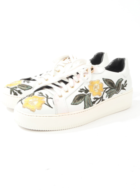 37码 RO0BERTO BO0TTICELLI 漂亮绣花休闲板鞋 355