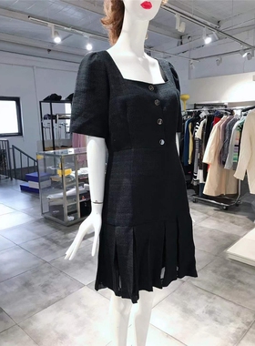 M-L穿 SAXX 优雅织锦洋装连衣裙 730
