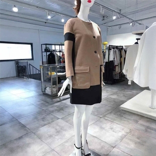 L穿 羊毛大衣 JIL 优雅浅棕时装 2685 SANDER