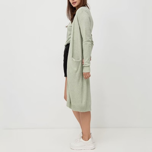 针织开衫 淡雅绿色洋装 MEISIE 455 M穿