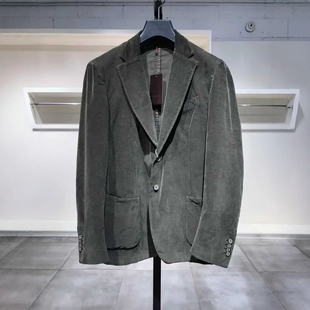 L穿 潮流翻领单排扣休闲西装 SANTANIELLO 时尚 710 男士