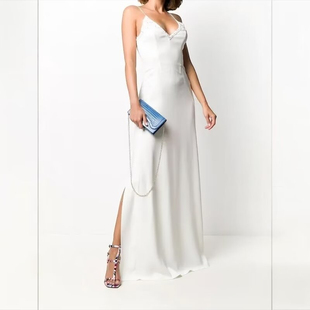 XS-S-M穿 EMILIO PUCCI 迷人满钻点缀 轻丝礼服裙 2220