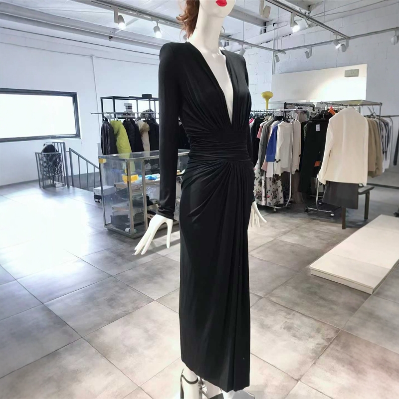 S-小M穿 ALEXANDRE VAUTHIER 时尚褶皱连衣裙 1710