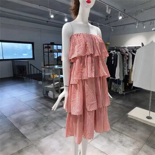 M穿 波点抹胸连衣裙 ANONYME 法式 620 DESIGNERS