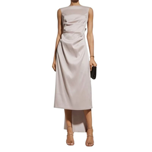 S-M穿 AIDAN MATTOX 紫罗兰色洋装连衣裙 1050