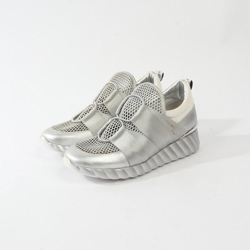 36码 UM0A PA0RKER 银灰色牛皮休闲鞋 310,女鞋,时尚休闲鞋,淘宝优惠券,粉丝福利购,淘宝优惠卷