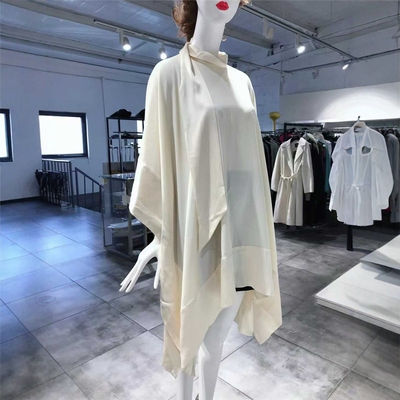 S-L穿 TALLER MARMO 米白色廓形洋装针织衫 1510