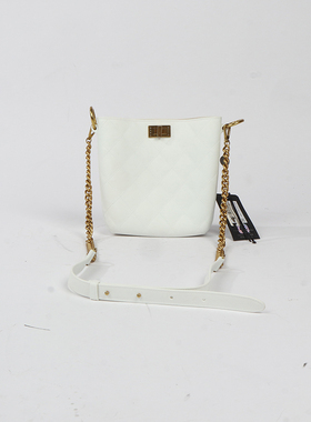 MA0RC EL0LIS 清雅白 PVC 菱形格纹 链条包 570