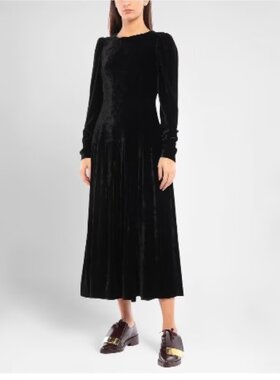 S-M穿 STELLA MCCARTNEY 高贵丝绒性感连衣裙 1830