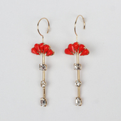 耳环 BE0AUFILLE 优雅水钻时装 570