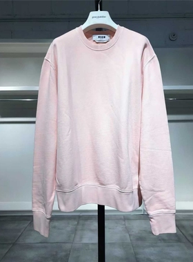 XS-M穿 MSGM 男款粉色卫衣 588