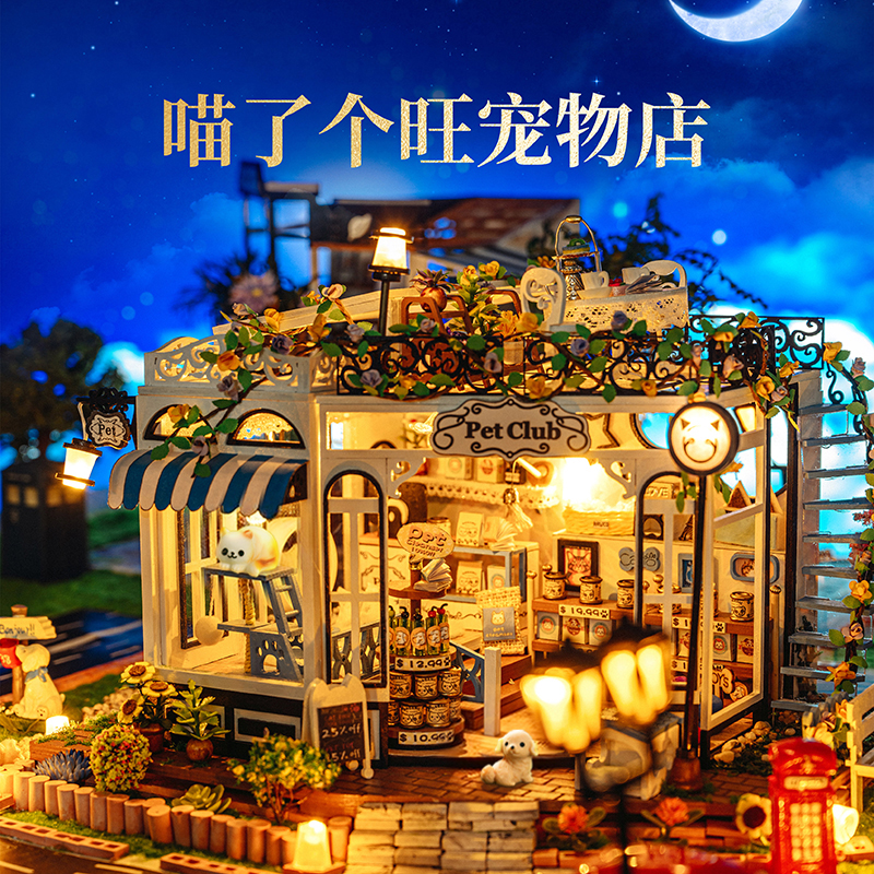 知我3D立体拼图模型屋2023新品