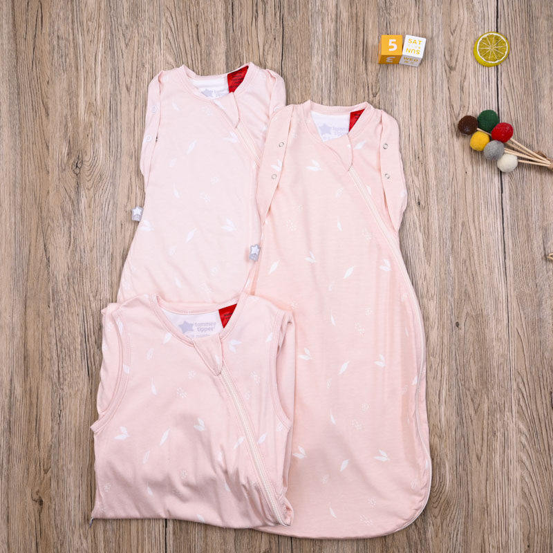 外贸欧美婴儿超柔软背心式防踢被子新生儿拉链开衫夹棉睡袋1/2.5T