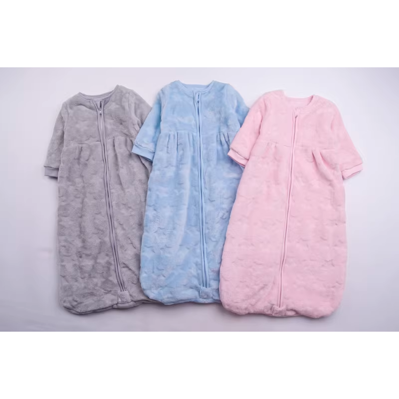 外贸欧美婴儿睡袋宝宝春秋冬天鹅绒纯棉拉链长袖双层连体睡袋2.5T,婴童用品,睡袋/防踢被,淘宝优惠券,粉丝福利购,淘宝优惠卷