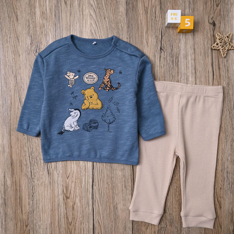 外贸欧美男宝春秋毛线圈长袖卫衣螺纹棉长裤子打底裤可爱两件套装,童装/婴儿装/亲子装,套装,淘宝优惠券,粉丝福利购,淘宝优惠卷