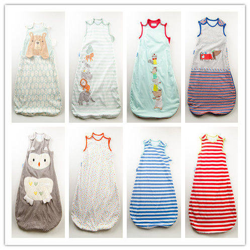 外贸欧美婴儿幼儿春秋夏款空调被纯棉睡袋 柔软宝宝防踢被 1托