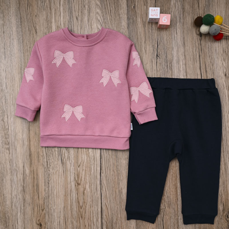 外贸欧美女宝春秋长袖细抓绒衫卫衣可爱休闲裤长裤子可爱两件套装,童装/婴儿装/亲子装,套装,淘宝优惠券,粉丝福利购,淘宝优惠卷