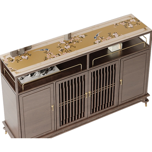 中式实木红木鞋柜垫子台面桌布轻奢高档防水五斗柜防尘布盖巾盖布