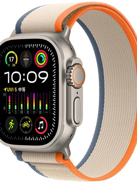 适用AppleWatch10表带野径watchUltra2苹果S9手表表带iwatch7高级回环式运动8代7/6/5/4高山49mm45/44/41男女