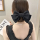 在逃公主黑色蝴蝶结大肠发圈女高级感气质扎马尾皮筋百搭发绳发饰
