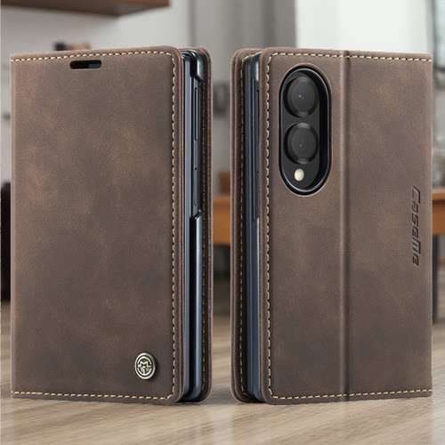 适用三星zfold8手机壳galaxy z fold8高端商务wide翻盖式真皮套ford双面zflod带盖Samsung磁吸foid插卡套case