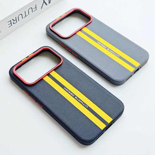 适用红米k90手机壳小米pocof8ultra时尚创意素皮poco f8pro金属镜头圈保护壳redmik90promax超薄max皮质prmax