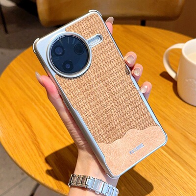 适用红米k80手机壳redmik80pro时尚电镀red米k8o菱波纹皮革小米k80p全包软边por超薄皮质24122RKC7C‌磁吸pr0