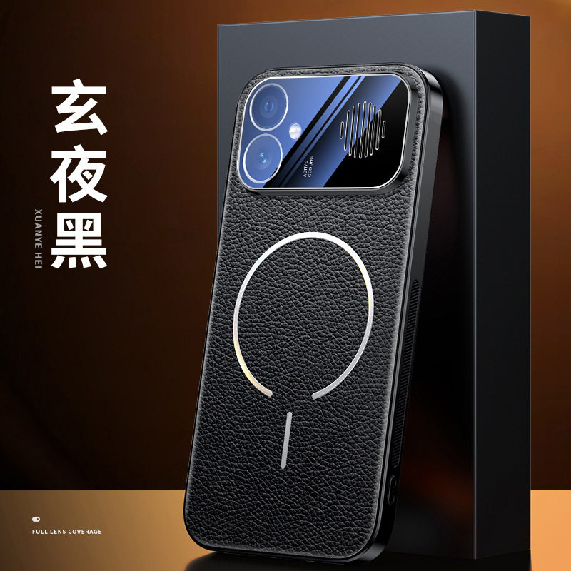适用红米k90至尊版手机壳redmik90max简约素皮小米k90ultra全包镜头膜保护壳uitra时尚皮革k90u磁吸mas新品5g