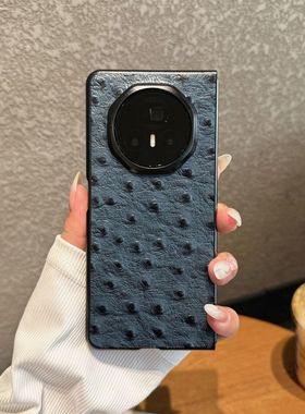 适用荣耀magicv3手机壳magicvs3商务真皮magic魔术v3折叠屏vs3全包保护套FCP一AN10超薄FLC牛皮纹AN00防摔男