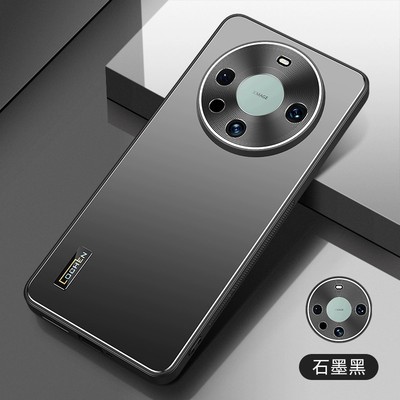 适用华为mate60pro手机壳meta60高级感磨砂mt6o防手汗por散热meat全包镜头保护壳mare轻薄met美特六零p软边男