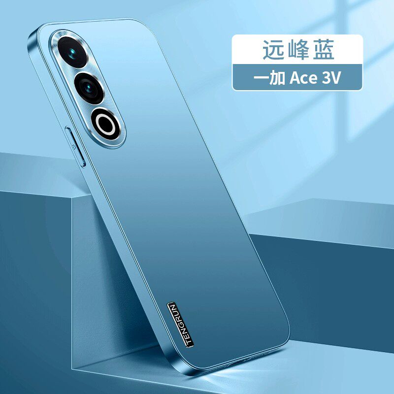 适用一加ace3v手机壳1加ace3v简约磨砂1+acev3金属镜头全包后壳aec超薄oneplusace防指纹ave男pjf110女ac新品