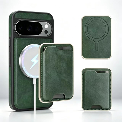 适用谷歌pixel10手机壳Googlepixel9proxl高级感皮革保护套Google11二合一磁吸卡包10a插卡套11pro无线充电xl