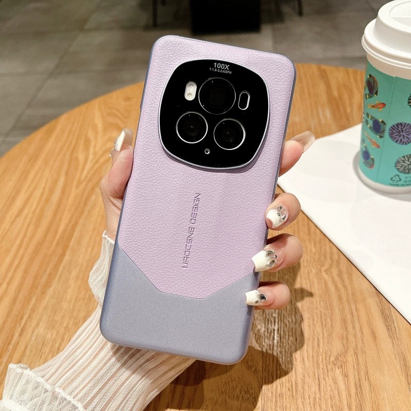 适用荣耀X60手机壳X50GT荔枝皮纹