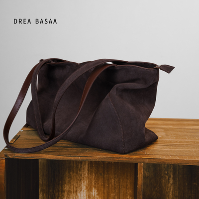 DREA BASAA半山花瓣托特包大号小众设计通勤休闲大容量手提单肩包