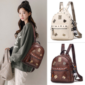 双肩包女夏背包2025新款 时尚 旅行超火背包女双肩小包潮流百搭小众