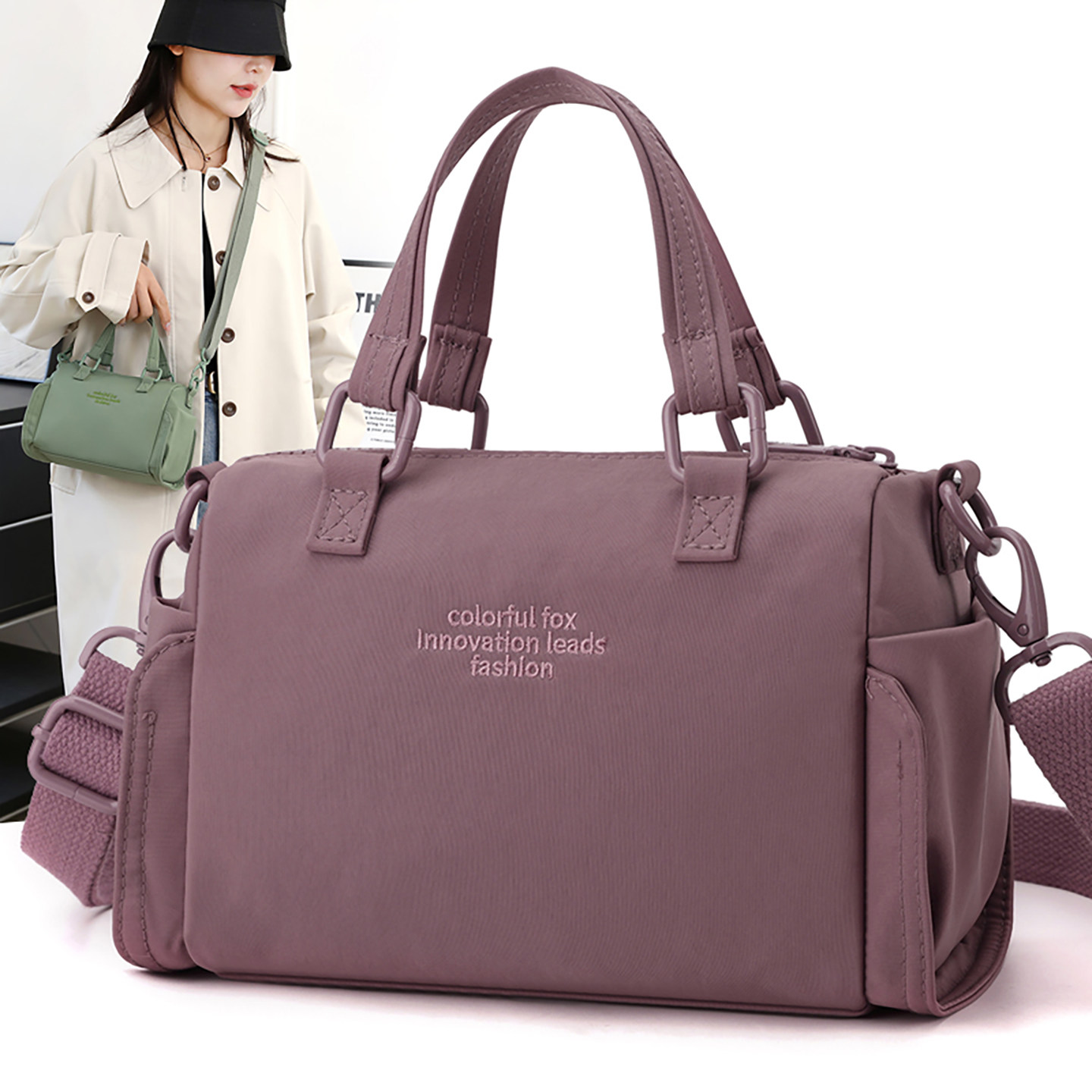 2026春季新款女士包包时尚手提包通勤小包百搭单肩斜挎包休闲女包