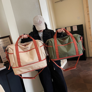 扩容大容量旅行包男女款手提包短途出差轻便行李包运动健身收纳袋