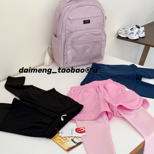 打底裤 110 女童三色假两件柔软弹力速干瑜伽裤 出口韩春夏款 150码