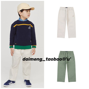 男女童中大童两色口袋洋气休闲长裤 出口韩春款 155码 110