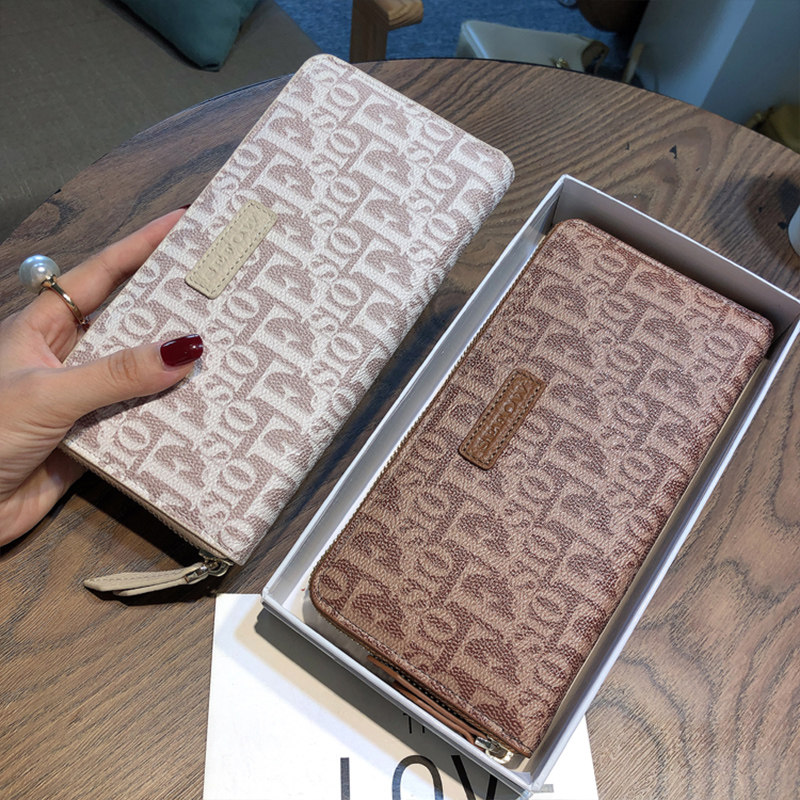 钱包女士配真皮2025新款长款卡包高端精致手机小钱包一体包女款潮,箱包皮具/热销女包/男包,钱包,淘宝优惠券,粉丝福利购,淘宝优惠卷