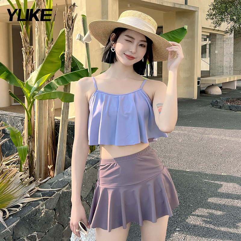 Đồ bơi nữ 2024 mới mùa hè xẻ váy treo gợi cảm trên mạng phong cách nổi tiếng cỡ lớn che bụng đồ bơi nữ giảm béo đồ bơi chống nắng nữ bán đồ bơi nữ