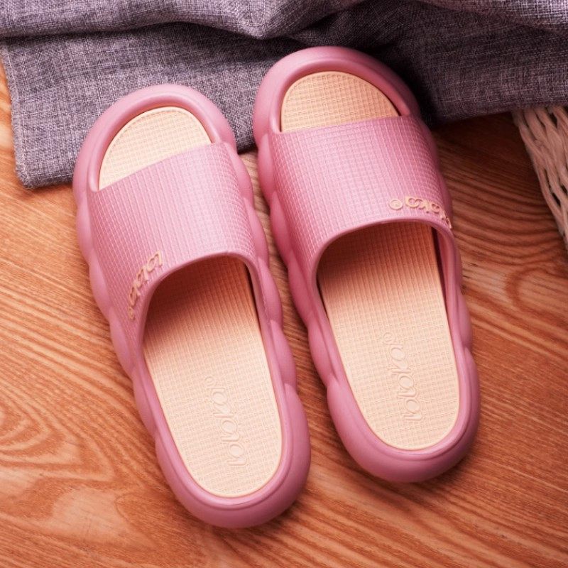 路路佳拖鞋eva情侣拖鞋女夏季居家静音防滑踩屎室内拖鞋男