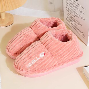 路路佳旗舰店品牌女保暖包脚踝棉拖鞋毛窝棉拖鞋高腰棉拖鞋