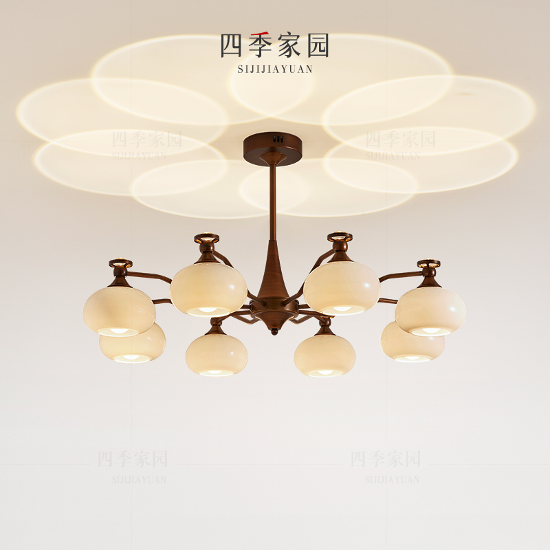 法式中古风客厅吊灯美式简约灯