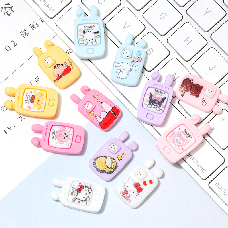 树脂卡通迷你手机正反面