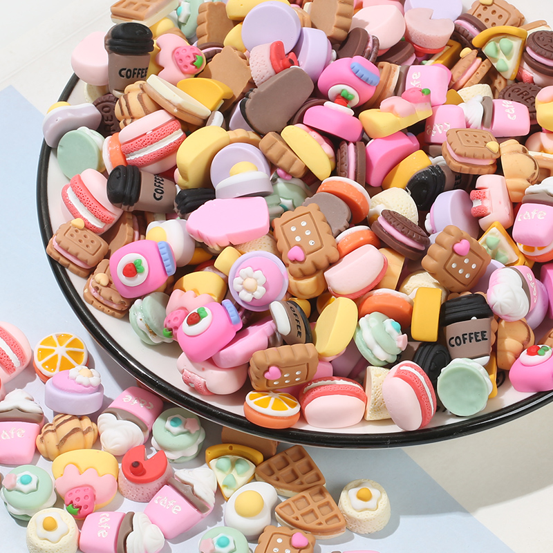 可爱迷你小食玩咖啡蛋糕饼干